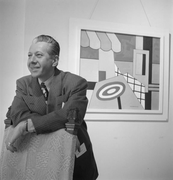 Portrait of George Wettling, New York, N.Y., 1946. Creator: William Paul Gottlieb.