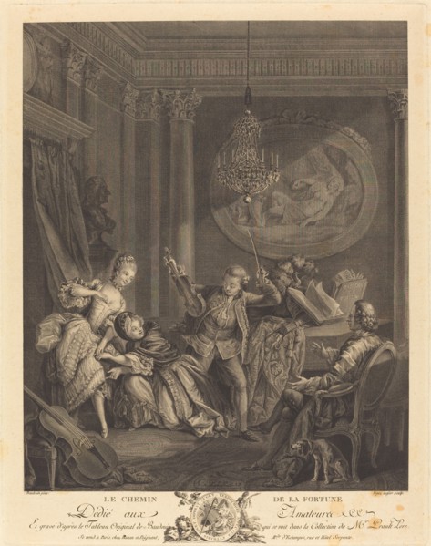 Le chemin de la fortune, 1778. The Road to Fortune. Creator: Nicolas-Joseph Voyez.