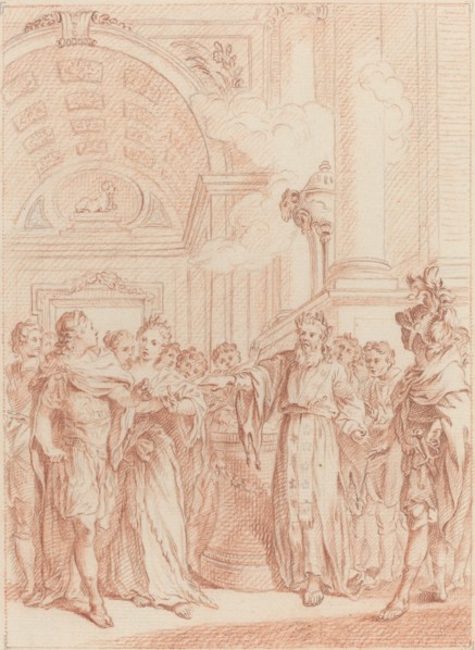 Tremblez malheureux Roi, votre Règne est passe. Creator: Hubert Francois Gravelot.