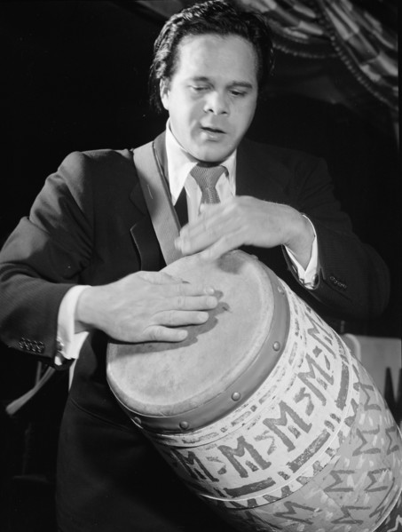 Portrait of Miquelito Valdez, New York, N.Y., 1946. Creator: William Paul Gottlieb.