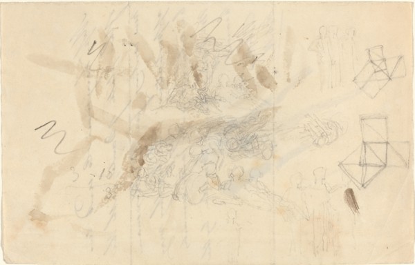 Angels Descending to the Daughters of Men, probably c. 1821. Creator: John Flaxman.