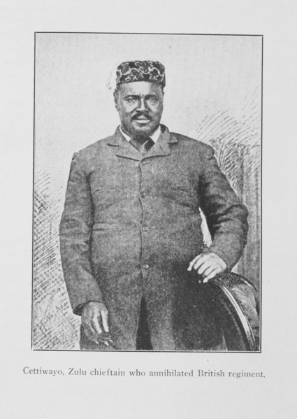 Cettiwayo, Zulu chieftain who annihilated British regiment, 1916. Creator: Unknown.
