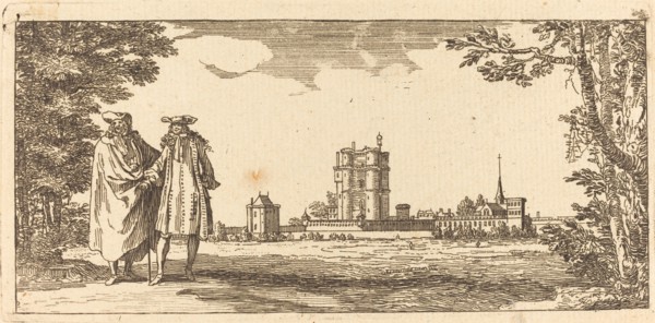 Plan general du Chasteau et petit Parc de Vincennes, 1668. Creator: Israel Silvestre.