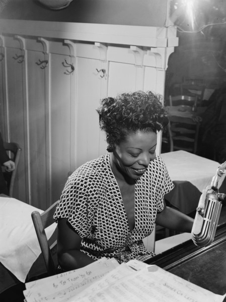 Portrait of Mary Lou Williams, New York, N.Y., ca. 1946. Creator: William Paul Gottlieb.