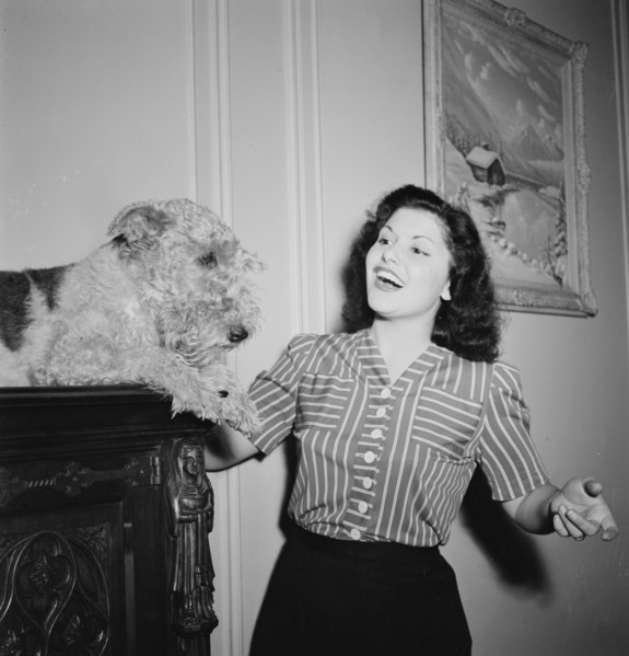 Portrait of Lilyann Carol, New York, N.Y., ca. Oct. 1946. Creator: William Paul Gottlieb.