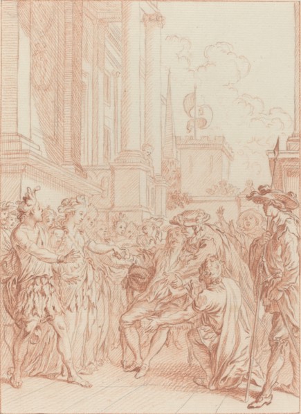 Quoi donc, les vrais Chrétiens auraient tant de vertu. Creator: Hubert Francois Gravelot.