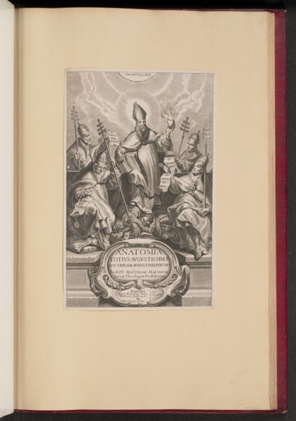 Title Page for Anatomia Totivs Avgvstissimae Doctrinae Avgvstinae, 1640. Creator: Unknown.