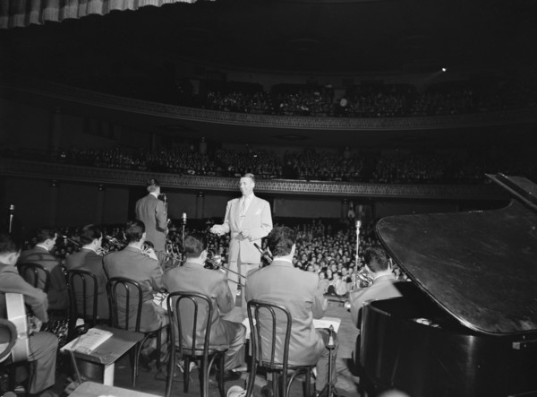 Portrait of Stan Kenton and Laurindo Almeida, 1947 or 1948. Creator: William Paul Gottlieb.