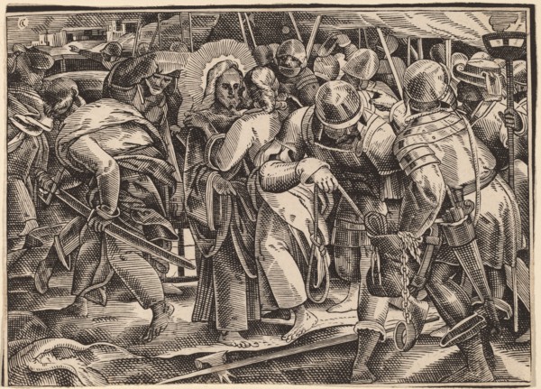 Christ Tells His Disciples of the Last Judgment, published 1630. Creator: Christoph Maurer.