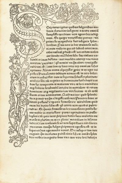 De Claris Mulieribus (Concerning Famous Women), 1473. Creators: Master of Boccaccio, Boccaccio.
