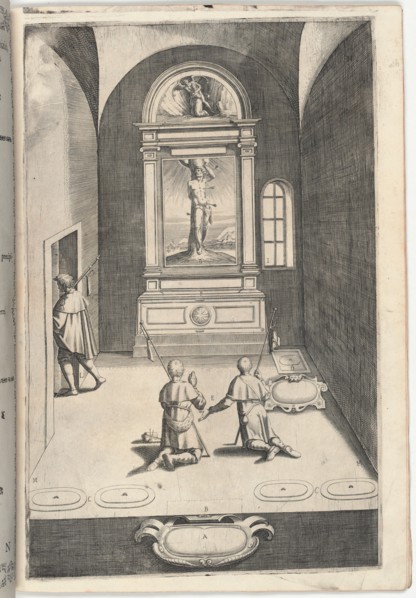 Chapel of Saint Sebastian (Cappella di San Sebastiano) [plate N], 1612. Creator: Jacopo Ligozzi.