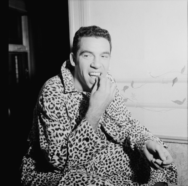 Portrait of Buddy Rich, Strand(?), New York, N.Y., ca. Aug. 1946. Creator: William Paul Gottlieb.
