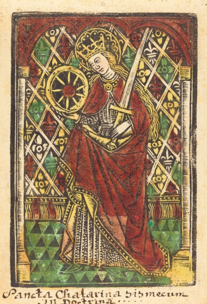 Saint Catherine, 1480 or after. Creator: Master of the Protective Saints of Cologne, Workshop of.