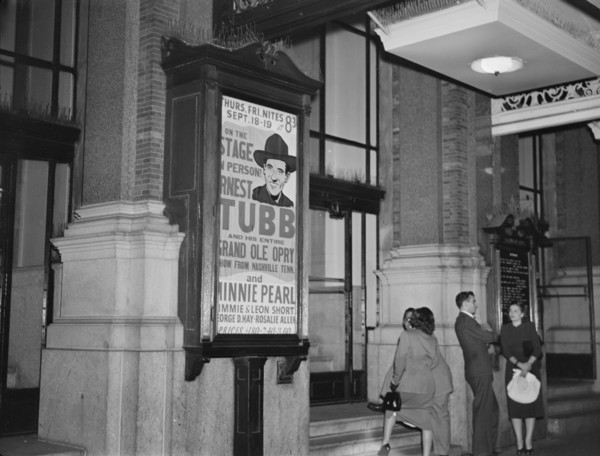 Ernest Tubb poster, Carnegie Hall, New York, N.Y., Sept. 18-19, 1947. Creator: William Paul Gottlieb.