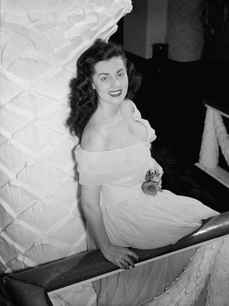 Portrait of Betty George, Copacabana(?), New York, N.Y., ca. Sept. 1947. Creator: William Paul Gottlieb.