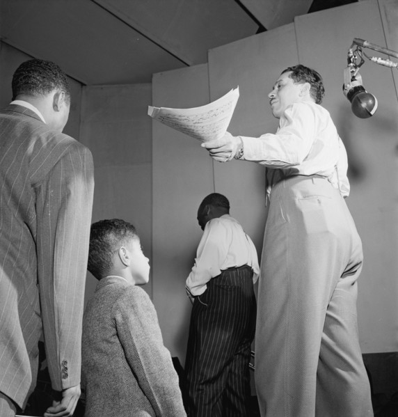 Portrait of Cab Calloway, Columbia studio, New York, N.Y., ca. Mar. 1947. Creator: William Paul Gottlieb.
