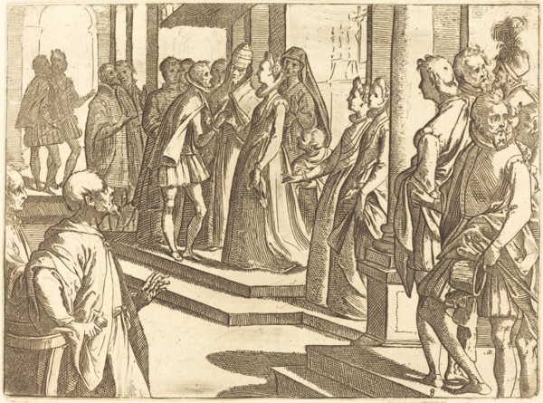 The Betrothal of Margaret of Austria to Philip III, King of Spain, 1612. Creator: Raffaello Schiaminossi.