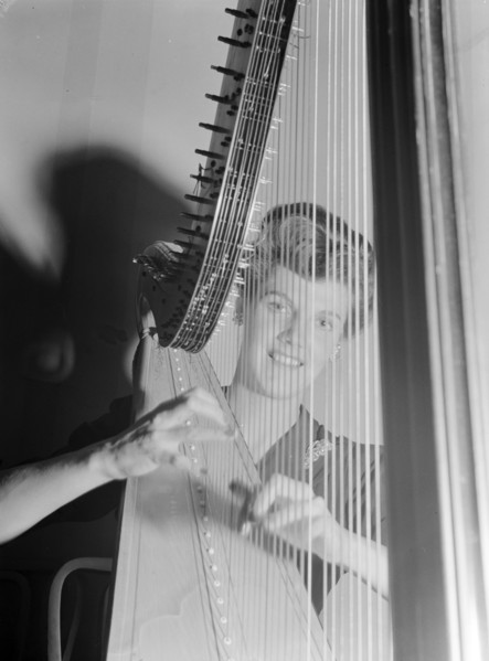 Portrait of Adele Girard, Turkish Embassy, Washington, D.C., ca. Feb. 1942. Creator: William Paul Gottlieb.