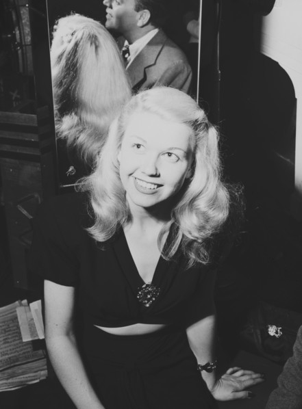 Portrait of Doris Day and Les Brown, Aquarium, New York, N.Y., ca. July 1946. Creator: William Paul Gottlieb.