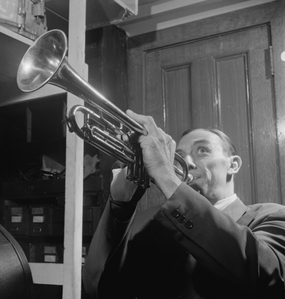 Portrait of Wingy Manone, William P. Gottlieb's office, New York, N.Y., 1946. Creator: William Paul Gottlieb.
