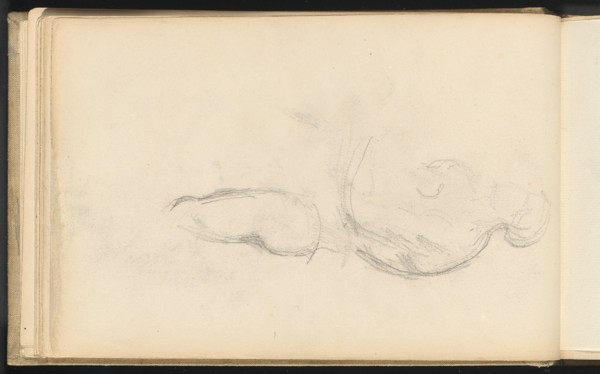 Study of the Allegorical Figure of Health in Rubens' "The Birth of Louis XIII", 1880/1883. Creator: Paul Cezanne.