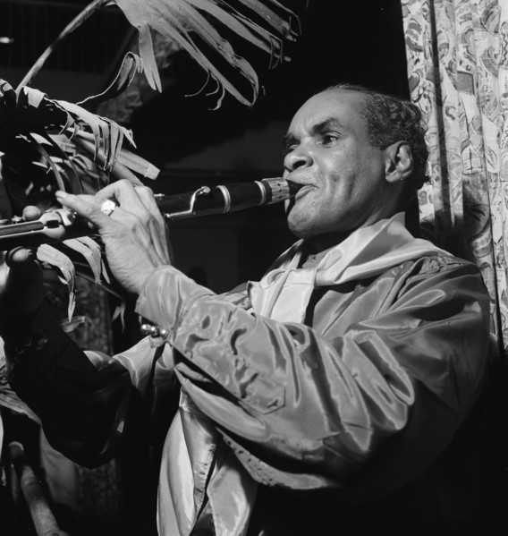 Portrait of Gregorio Delgado, Renaissance Ballroom, New York, N.Y., ca. July, 1947. Creator: William Paul Gottlieb.