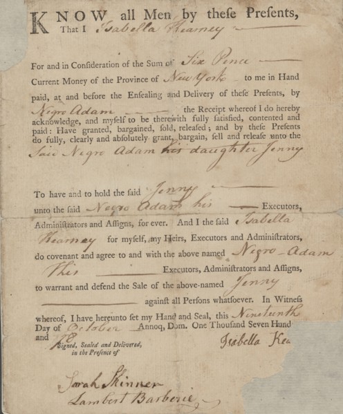 Know all men by these presents that I [blank] for and in consideration of the sum..., 1778-10-18. Creator: Unknown.