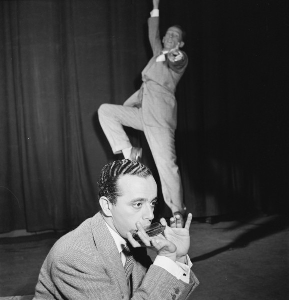 Portrait of Larry Adler and Paul Draper, City Center, New York, N.Y., ca. Jan. 1947. Creator: William Paul Gottlieb.