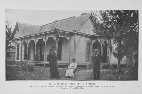 Dr. T.H. Mack, wife and daughter; Pastor of Second Baptist Church for nearly twenty-five...Ky., 1907 Creator: Unknown.