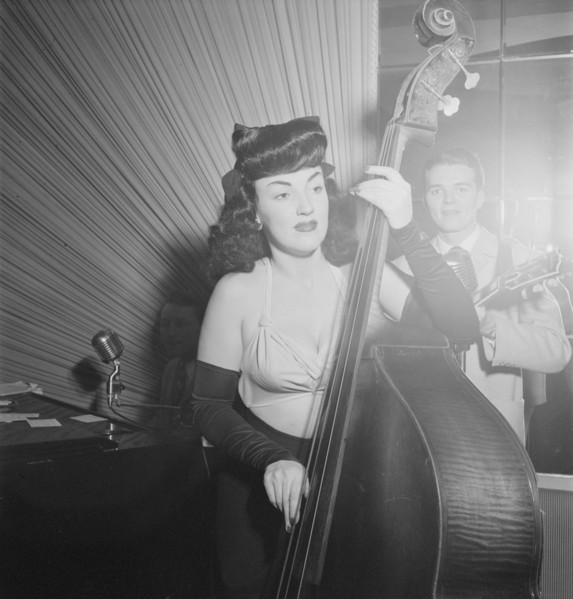 Portrait of Vivien Garry and Arv(in) Charles Garrison, Dixon's, New York, N.Y., ca. May 1947. Creator: William Paul Gottlieb.