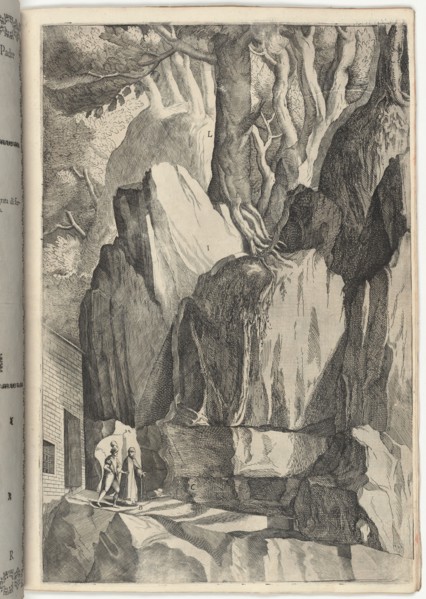 The Site of the Bed and Oratory of Saint Francis (Luogo del 'letto' e dell'oratorio di...)[plate R], Creator: Jacopo Ligozzi.