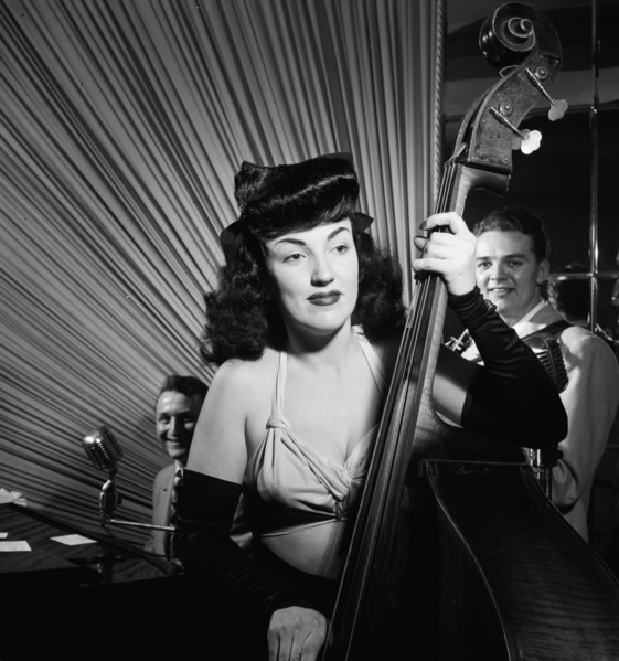 Portrait of Teddy Kaye, Vivien Garry, and Arv(in) Charles Garrison, Dixon's, N.Y., ca. May 1947. Creator: William Paul Gottlieb.
