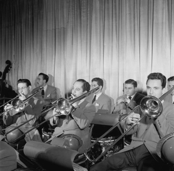 Portrait of Vernon Friley, Irv Dinkin, Jim Harwood, John Chance, Paul Kashian..., N.Y., ca. Jan. 194 Creator: William Paul Gottlieb.