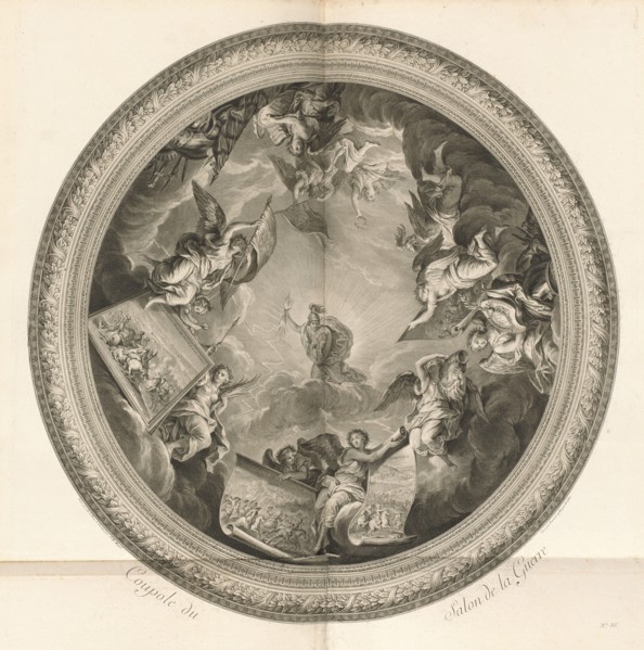 Coupole du Salon de la Guerre (Cupola of the Salon of War) [pl. 35], published 1752