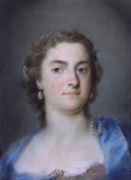 Portrait of the Singer Faustina Bordoni (1697-1781), 1730-1735 . Creator: Carriera, Rosalba Giovanna (1657-1757).