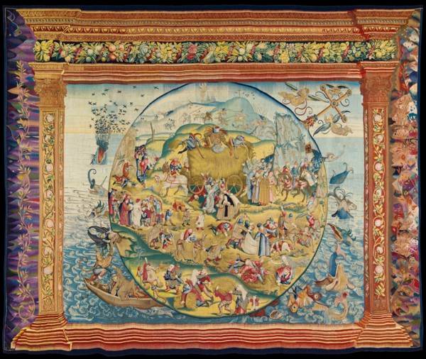 The Haywain or Tribulations of human life (Tapestry), ca 1550-1565. Creator: Brussels Manufactory (1515-1525).