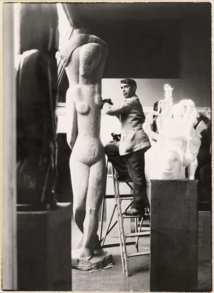Portrait of Ossip Zadkine (1888-1967), ca 1928-1930. Creator: Anonymous.