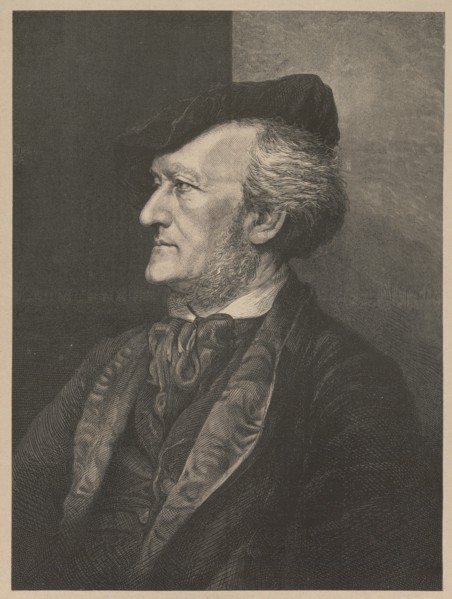 Portrait of the Composer Richard Wagner (1813-1883), 1875. Creator: Anonymous.