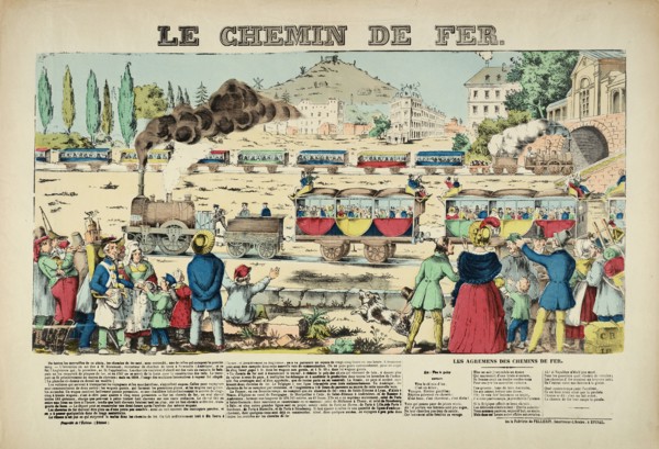 The railroad, 1838. Creator: Pellerin, Jean-Charles (1756-1836).
