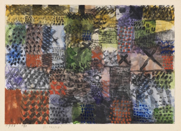 Embroidery, 1915. Creator: Klee, Paul (1879-1940).