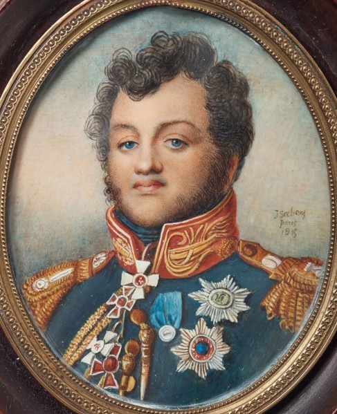 Prince Nikolai Grigoryevich Repnin-Volkonsky (1778-1845), 1815. Creator: Isabey, Jean-Baptiste (1767-1855).