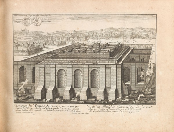 Solomon's Temple. From "Entwurff einer historischen Architektur", 1725. Creator: Fischer von Erlach, Johann Bernhard (1656-1723).