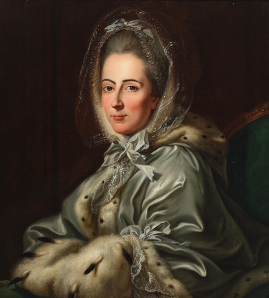 Portrait of Christiane Henriette, Countess Palatine of Zweibrücken-Birkenfeld...(1725-1816). Creator: Tischbein, Johann Heinrich, the Elder (1722-1789).