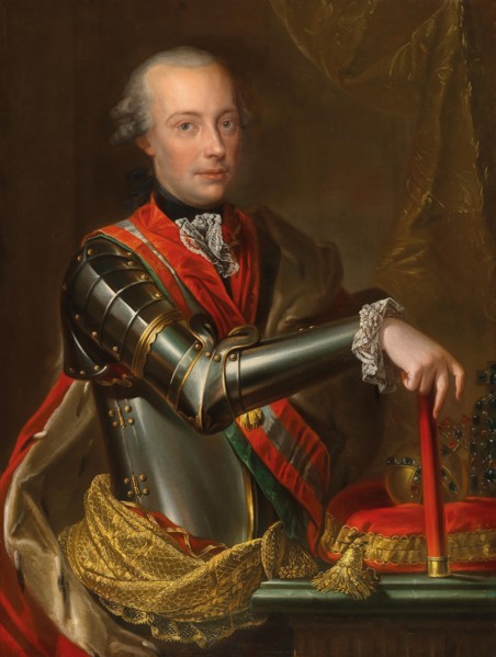 Portrait of Leopold II, Holy Roman Emperor (1747-1792). Creator: Hickel, Anton (1745-1798).