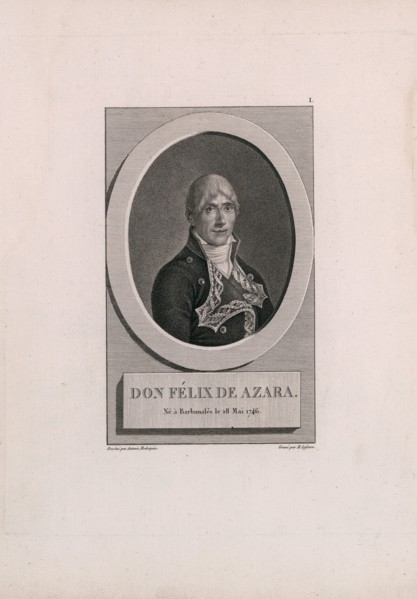 Portrait of Félix de Azara y Perera (1746-1821), 1806. Creator: Rodríguez Onofre, Antonio (1765-ca. 1825).