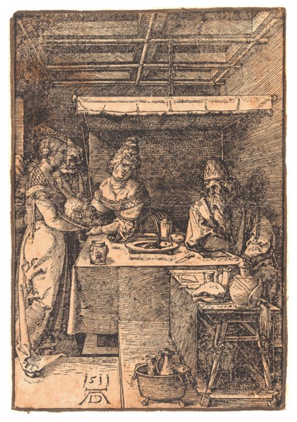 Herodias Receiving the Head of Saint John the Baptist, 1511. Creator: Dürer, Albrecht (1471-1528).