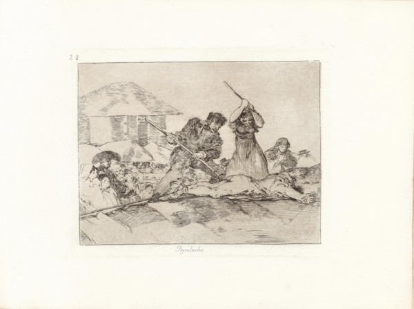 Los Desastres de la Guerra (The Disasters of War), Plate 28: Populacho (Rabble), 1810s. Creator: Goya, Francisco, de (1746-1828).