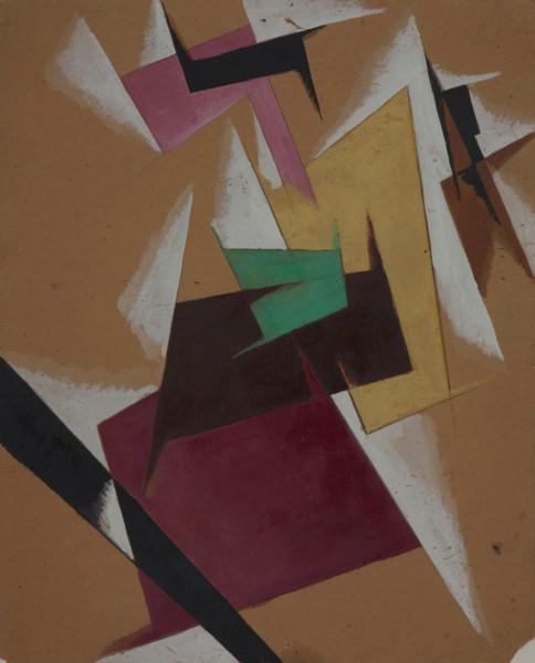 Composition, 1921. Creator: Popova, Lyubov Sergeyevna (1889-1924).