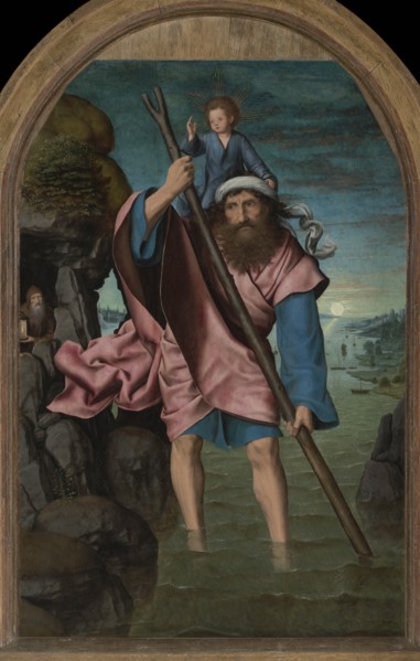 Saint Christopher, 1490. Creator: Massys, Quentin (1466-1530).