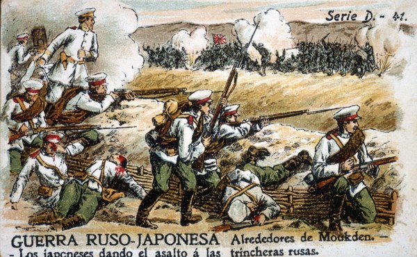 Russian-Japanese War (1904 - 1905): Battle of Mukden in February 1905.  Creator: Mestres, Apeles (1854 - 1936).